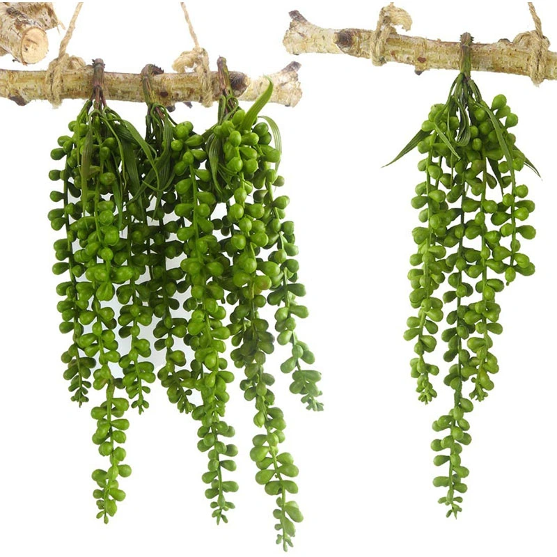 High Quality Plastic Small Lover′ S Tears Artificial Succulent Hanging Plants