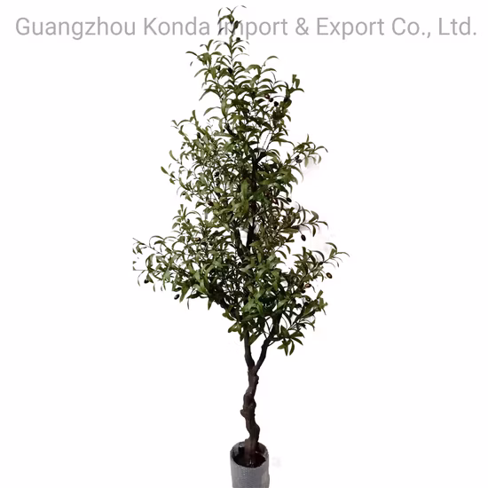 Mesa de plástico para interior artificial plantas verdes artificiais bonsai