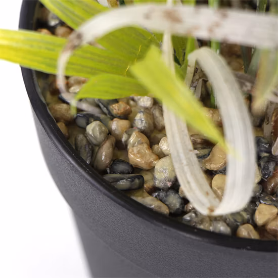 Vaso de mini planta de bonsai artificial de plástico para decoração de jardim