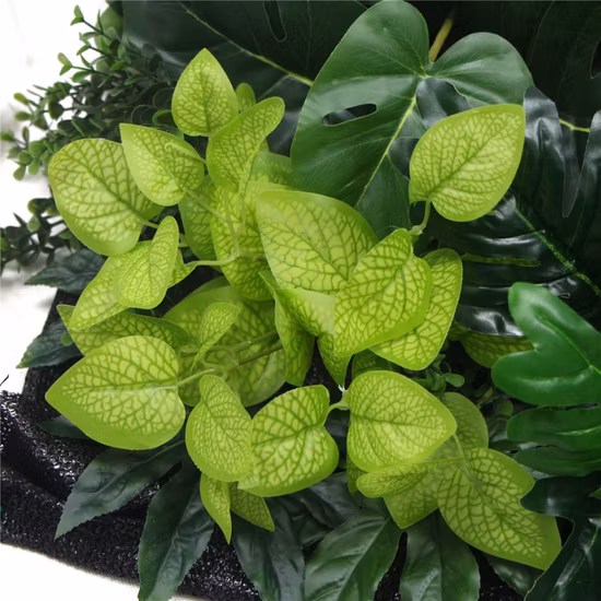 Jardim ao ar livre decoração de paisagem para casa de plástico artificial grama verde parede artificial jardim vertical